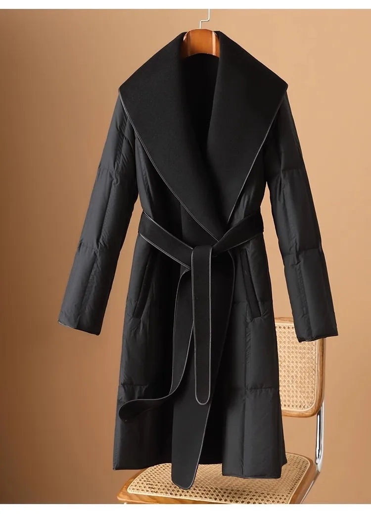 Muse and Valeur | Wool-Collar Down Coat