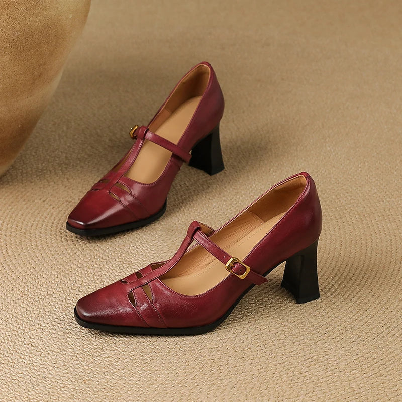 Muse & Valeur | Genuine Leather Heels for Women