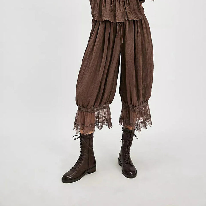 Muse & Valeur | Lace Lantern Pants for Women