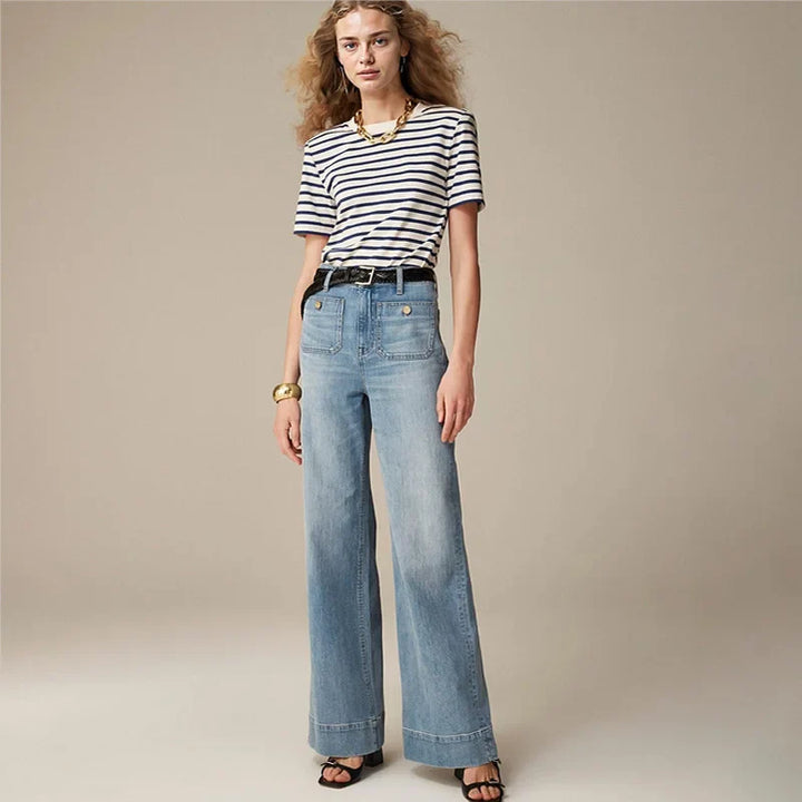 Muse & Valeur | Classic Wide-Leg Jean for Women in Denim