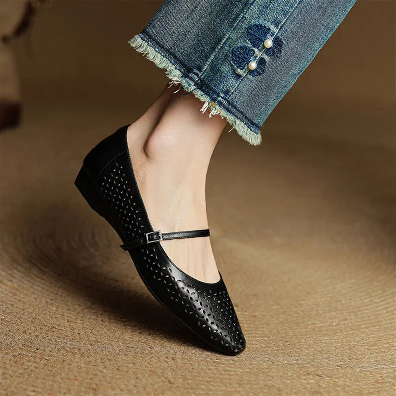 Muse & Valeur | Genuine Leather Flats for Women