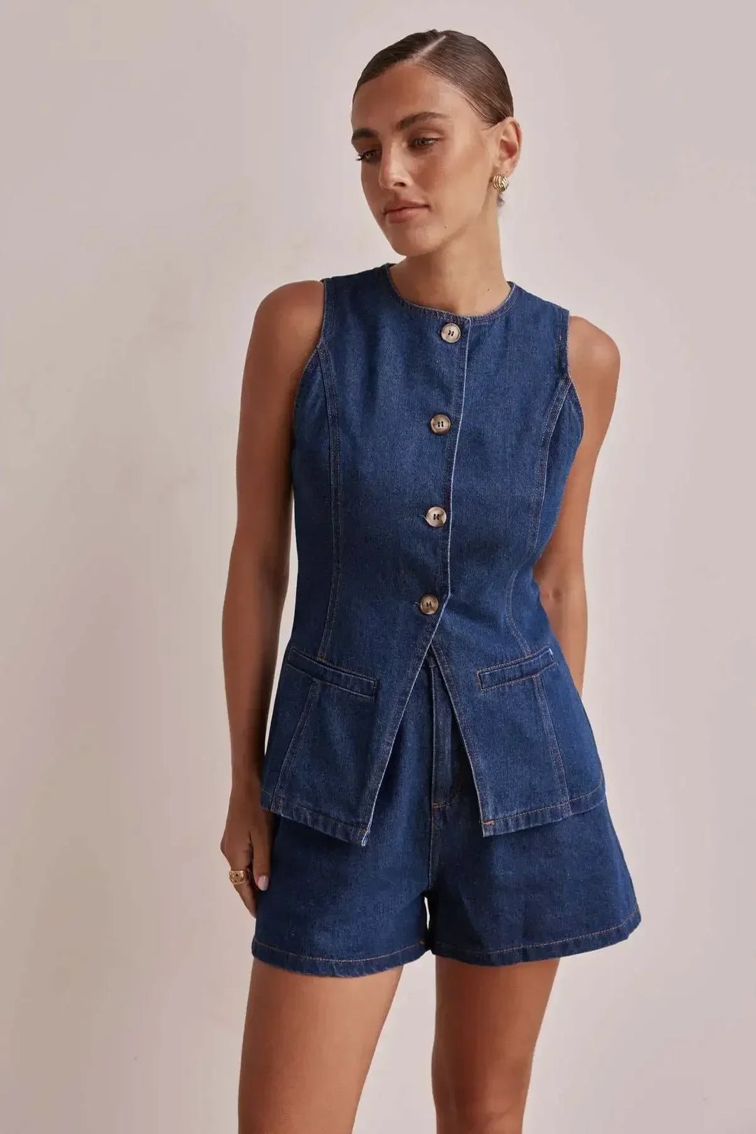 Muse and Valeur | Denim Set - 100% Cotton