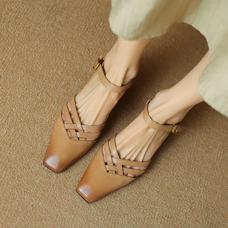 Muse & Valeur | Genuine Leather Heels for Women