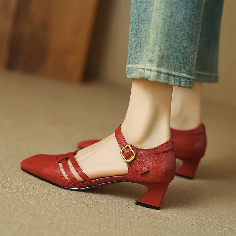 Muse & Valeur | Genuine Leather Heels for Women