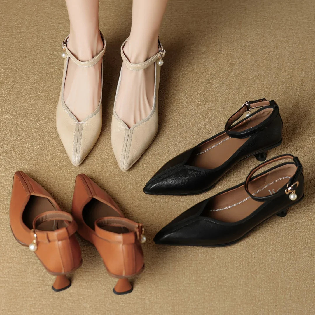 Muse & Valeur | Genuine Leather Heels for Women