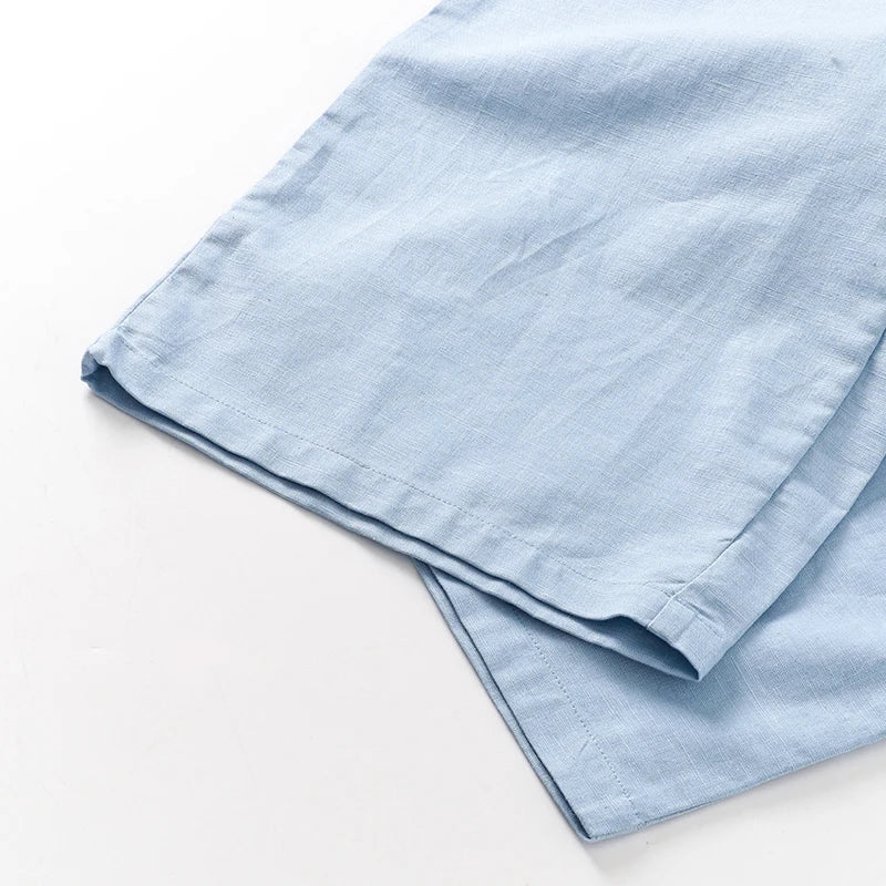 Muse & Valeur | Linen Lounge Pant for Women in Relaxed Fit, Natural Color