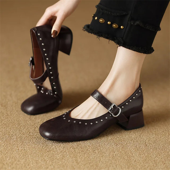 Muse & Valeur | Genuine Leather Heels for Women