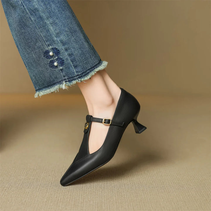 Muse & Valeur | Genuine Leather Heels for Women