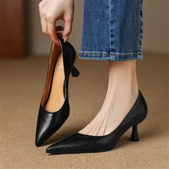 Muse & Valeur | Genuine Leather Heels for Women
