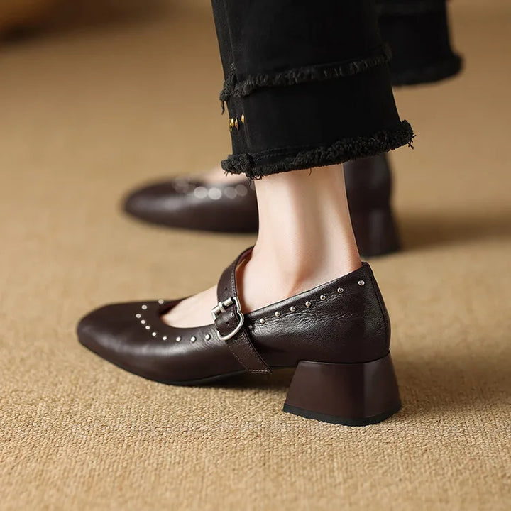 Muse & Valeur | Genuine Leather Heels for Women
