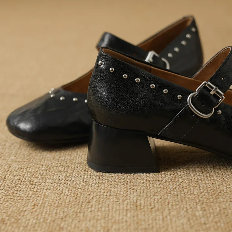 Muse & Valeur | Genuine Leather Heels for Women