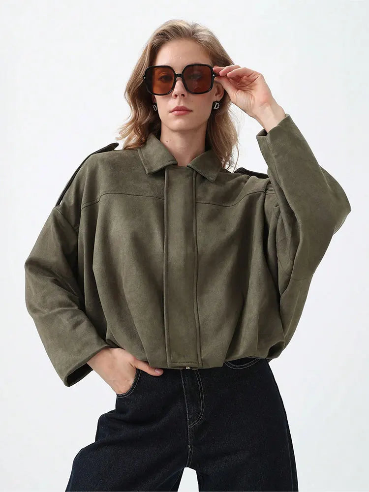 Muse and Valeur | Women's Suede Bomber