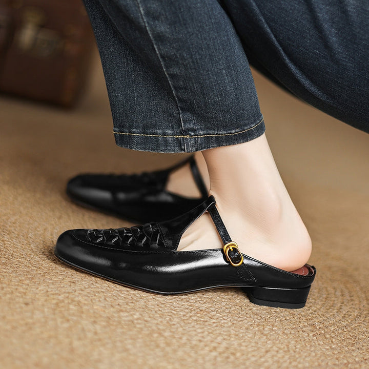 Muse & Valeur | Genuine Leather Mules for Women