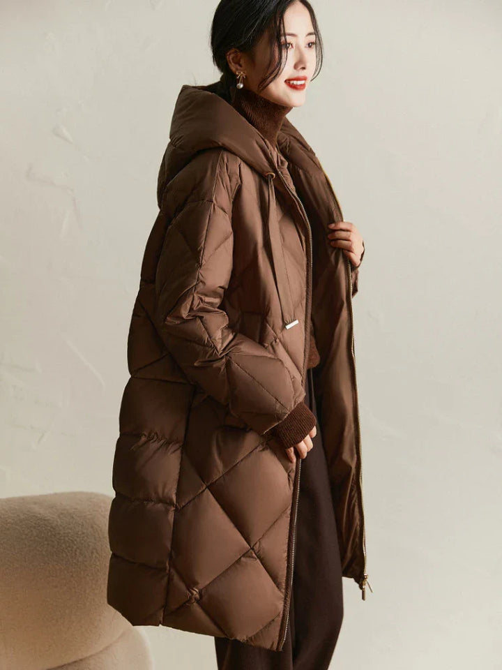 Muse and Valeur | Quilted Hooded Down Coat