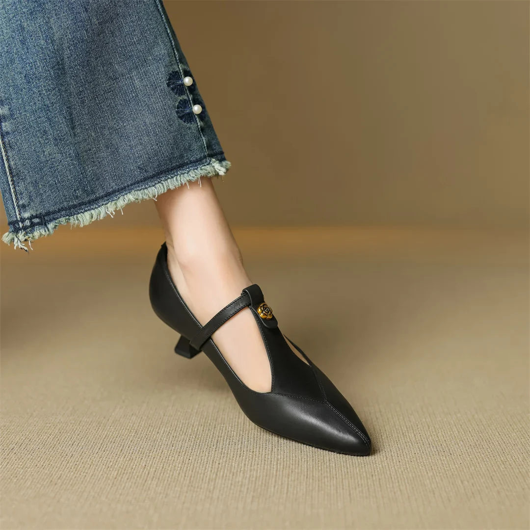 Muse & Valeur | Genuine Leather Heels for Women
