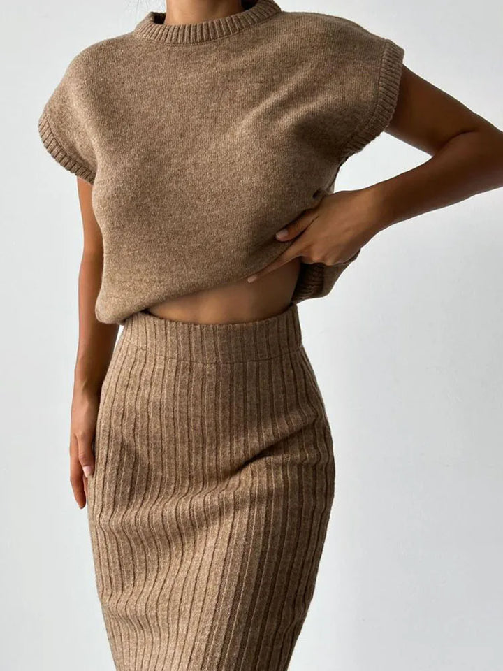 Muse and Valeur | Rib Sleeveless Set