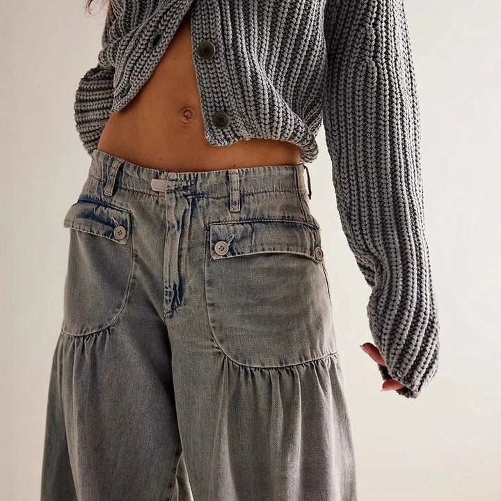Muse & Valeur | Wide-Leg Denim for Women in Blue