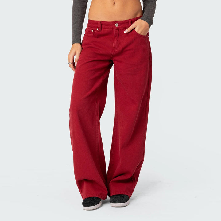 Muse & Valeur | Straight Jeans for Women in Denim Blue