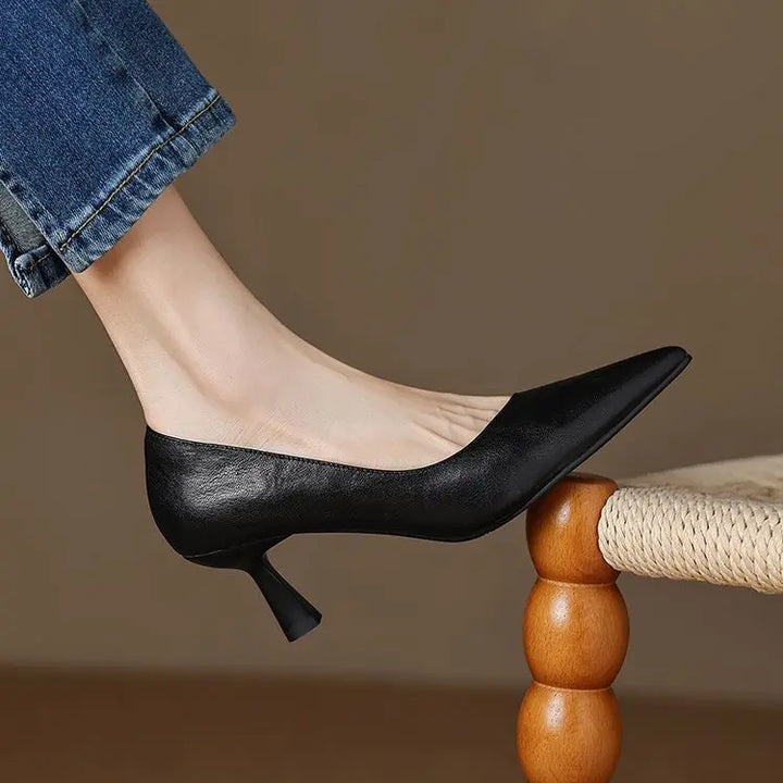 Muse & Valeur | Genuine Leather Heels for Women