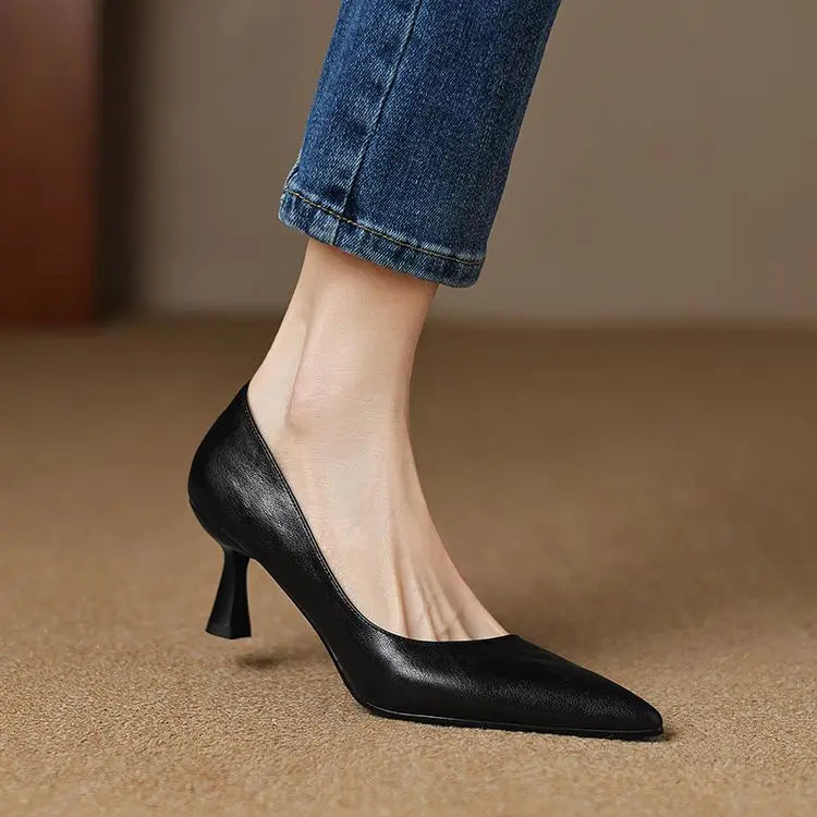 Muse & Valeur | Genuine Leather Heels for Women