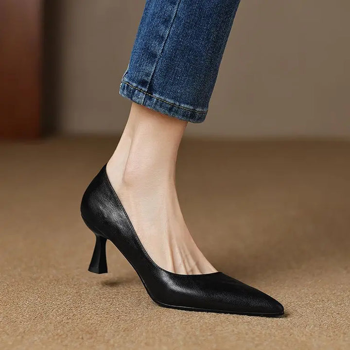 Muse & Valeur | Genuine Leather Heels for Women