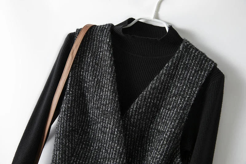 Muse and Valeur | Textured Wrap Vest