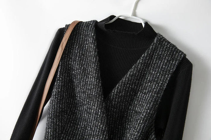 Muse and Valeur | Textured Wrap Vest