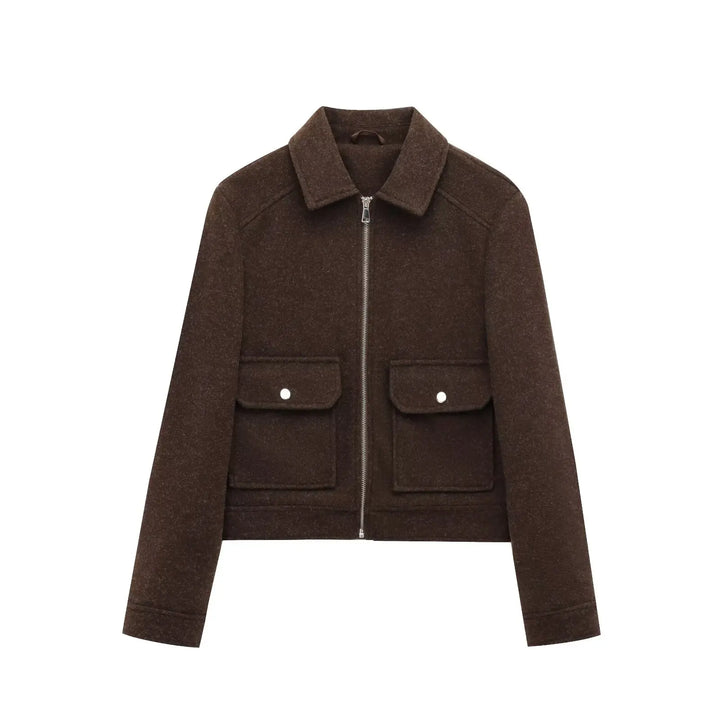 Muse and Valeur | Women's Wool Bomber Jacket