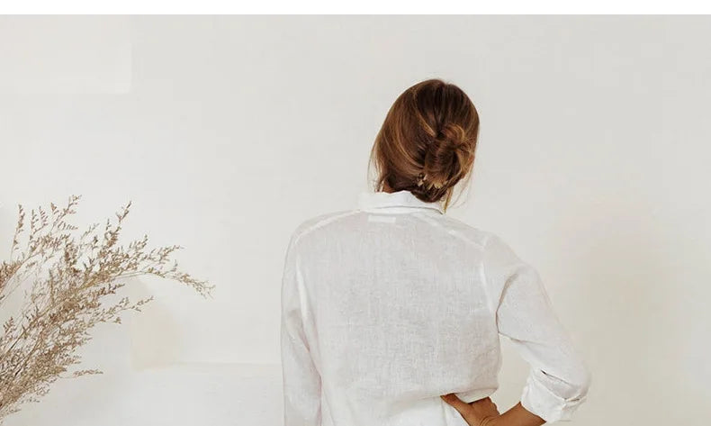 Muse & Valeur | Linen Wide Leg Pant for Women in Ruffle Style