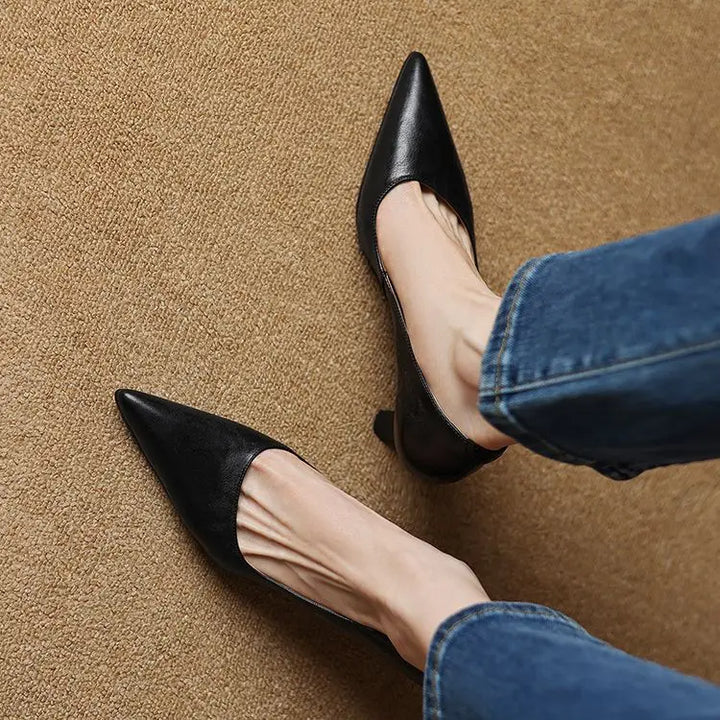 Muse & Valeur | Genuine Leather Heels for Women