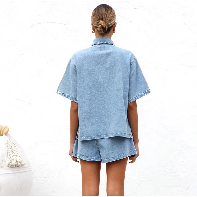 Muse and Valeur | Denim 2-Piece Set