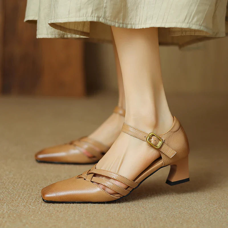 Muse & Valeur | Genuine Leather Heels for Women