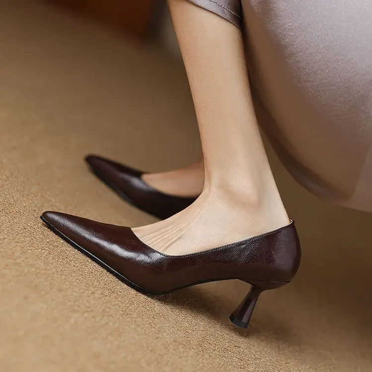 Muse & Valeur | Genuine Leather Heels for Women