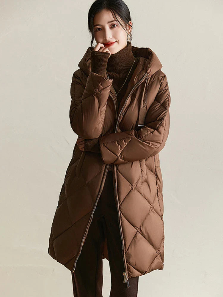 Muse and Valeur | Quilted Hooded Down Coat