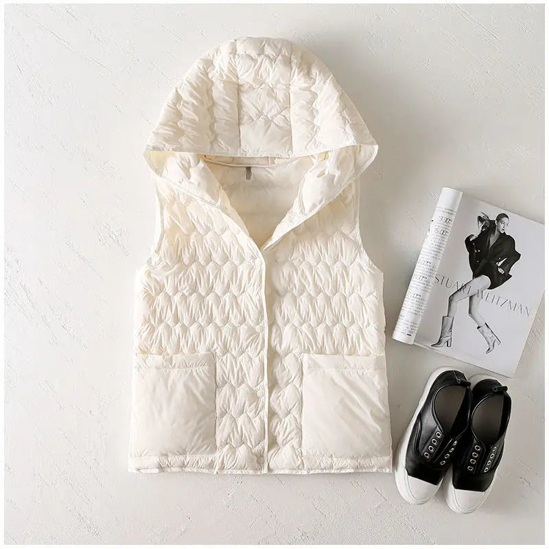 Muse and Valeur | Puffer Vest in Gold