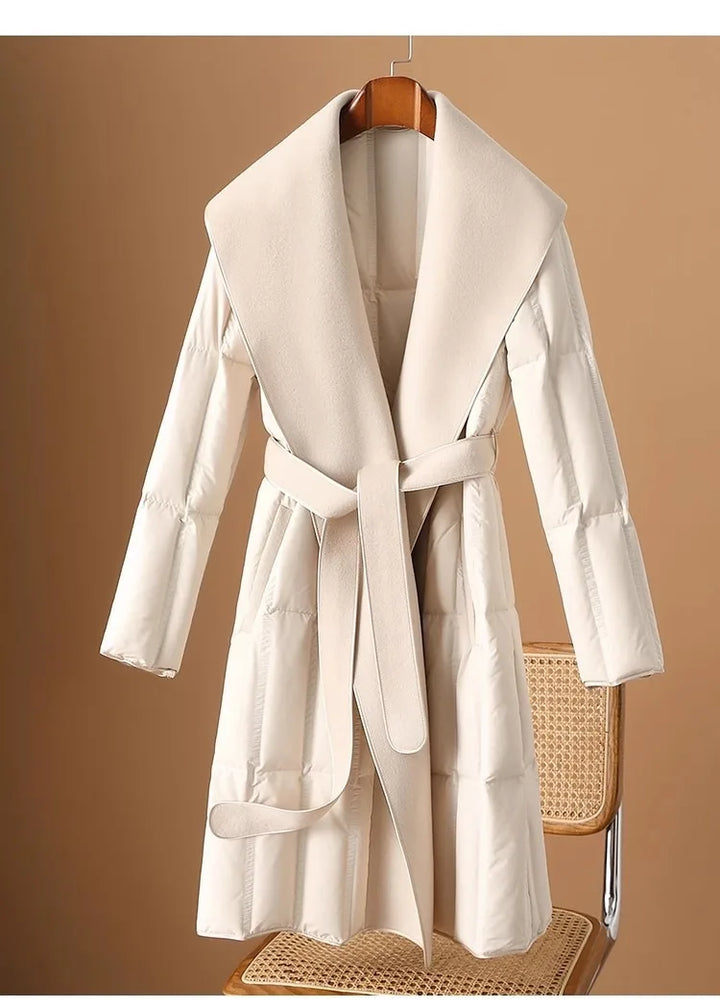 Muse and Valeur | Wool-Collar Down Coat
