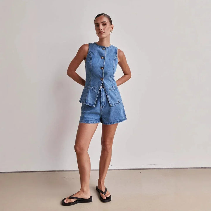 Muse and Valeur | Denim Set - 100% Cotton