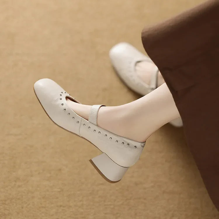 Muse & Valeur | Genuine Leather Heels for Women