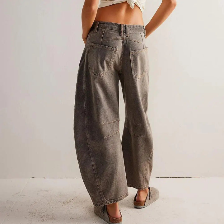 Muse & Valeur | Barrel-Leg Denim Jeans for Women