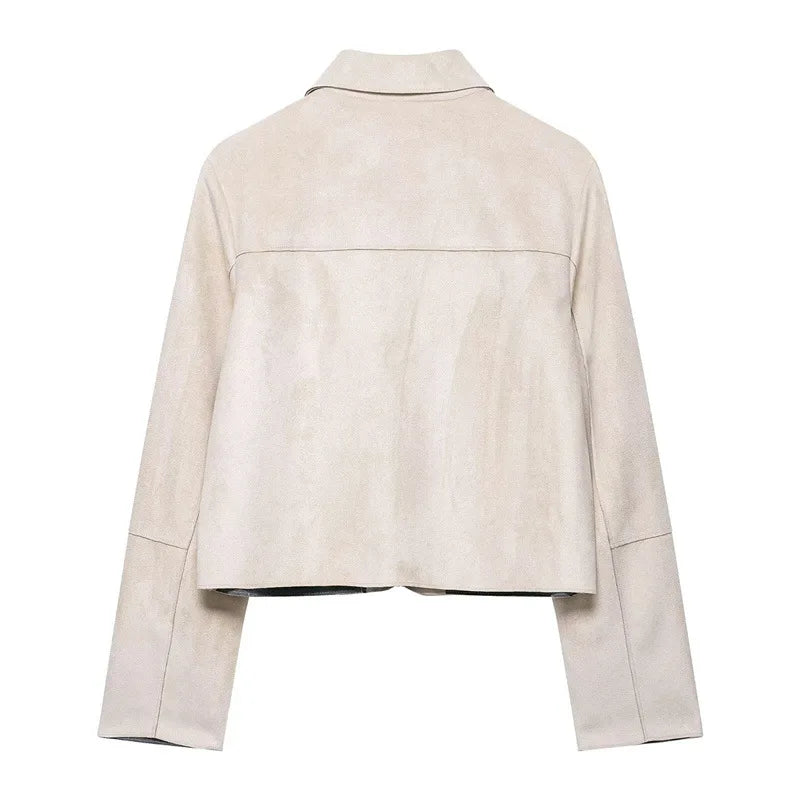 Muse and Valeur | Suede Cropped Jacket