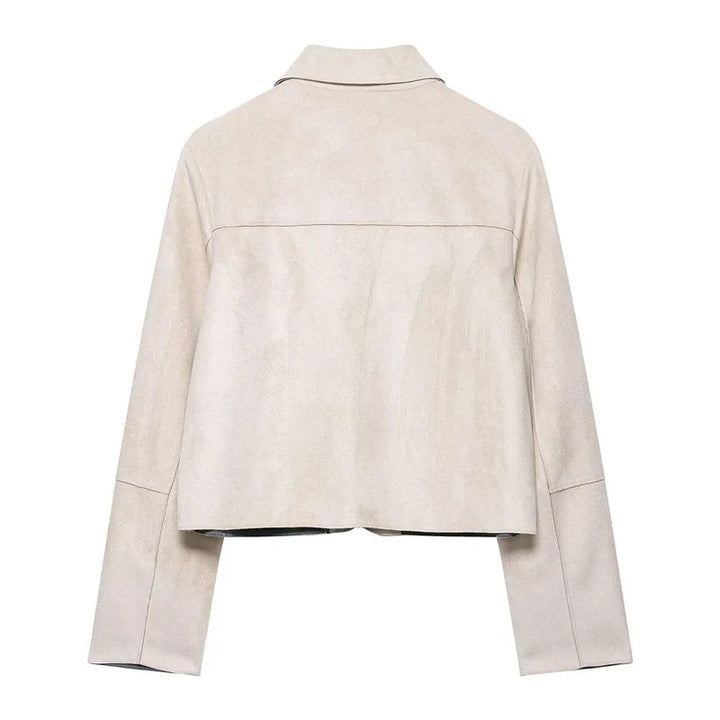 Muse and Valeur | Suede Cropped Jacket