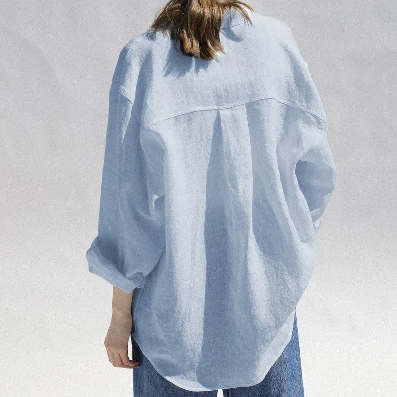 Muse and Valeur | Oversized Linen Blouse