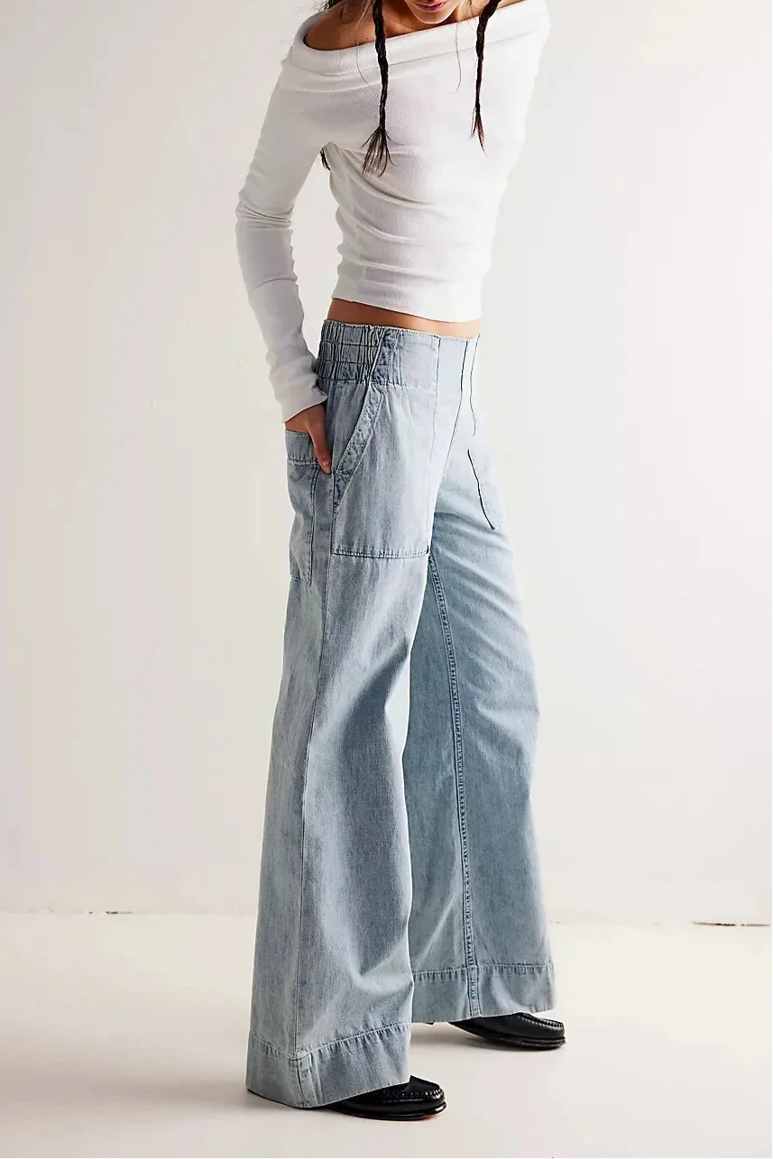 Muse & Valeur | Wide-Leg Denim Jeans for Women