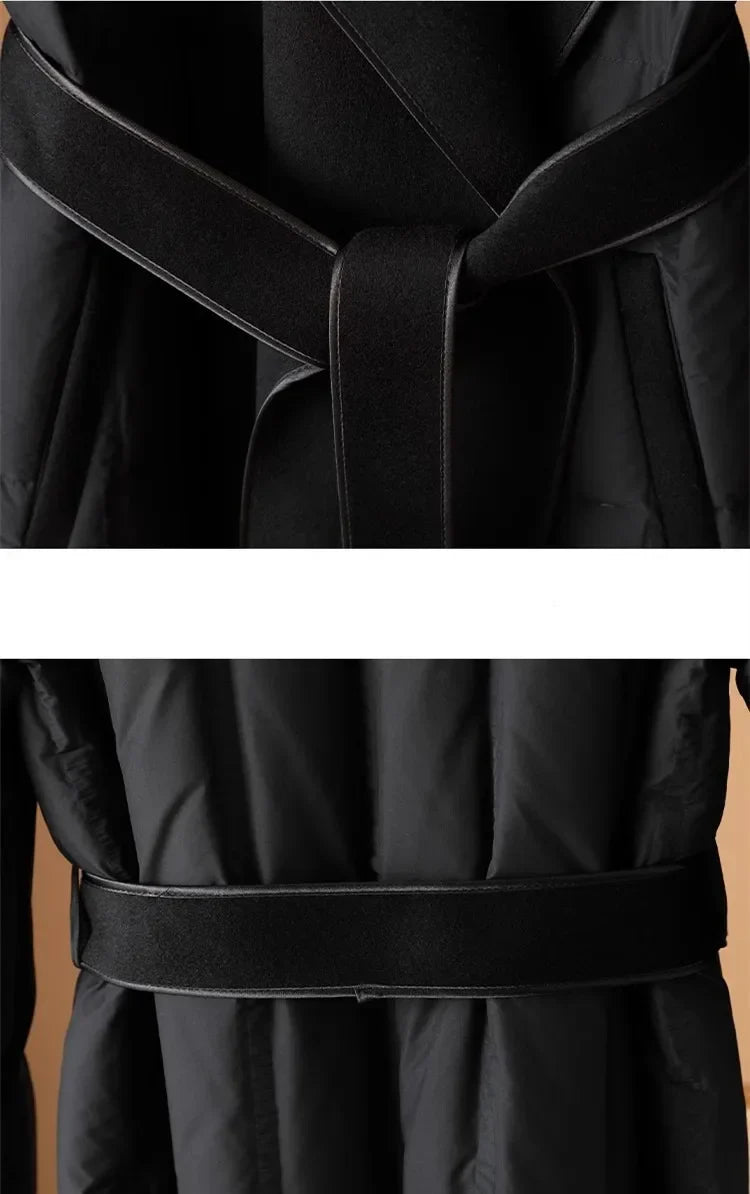 Muse and Valeur | Wool-Collar Down Coat