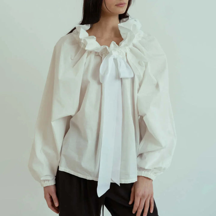 Muse and Valeur | Puffed Cotton Blouse