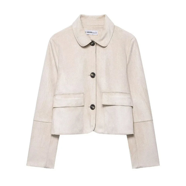 Muse and Valeur | Suede Cropped Jacket