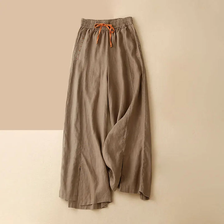Muse & Valeur | Wide Leg Drawstring Pant for Women in Soft Fabric