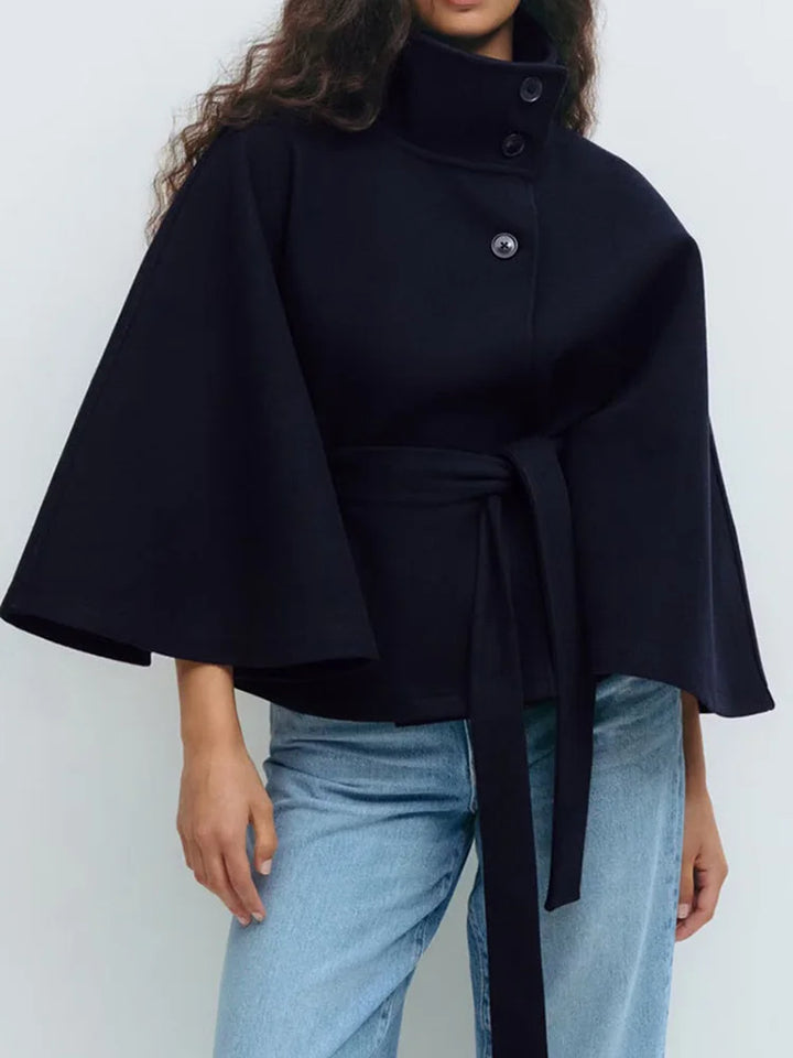 Muse and Valeur | Wool-Blend Cape Coat