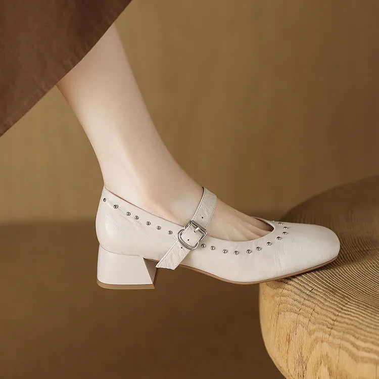 Muse & Valeur | Genuine Leather Heels for Women
