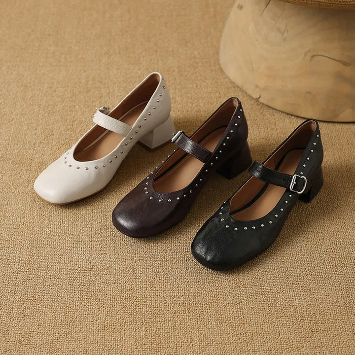 Muse & Valeur | Genuine Leather Heels for Women